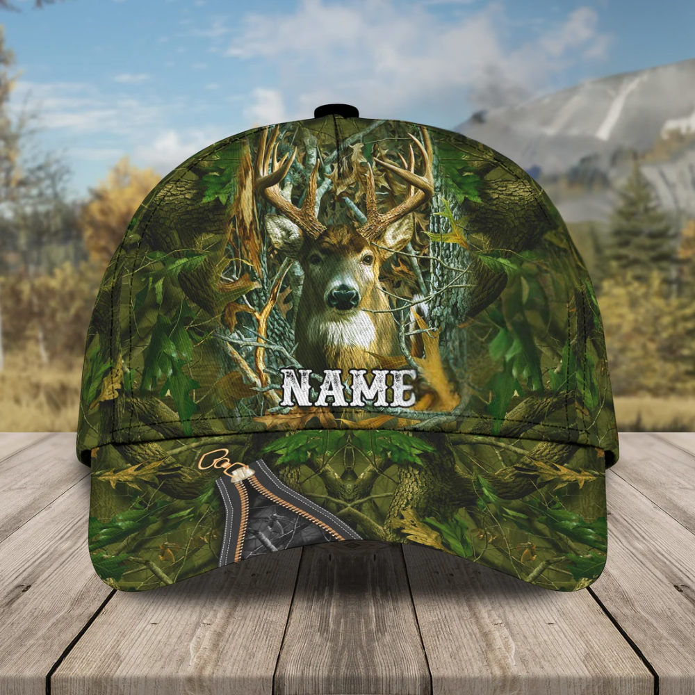 3D Classic Cap Hunting Is My Life Personalized Name Cap Lasfour CA0720