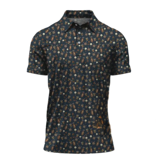 Men's Bourbon Golf Polo Shirts, Bourbon Golf Shirts GE0272