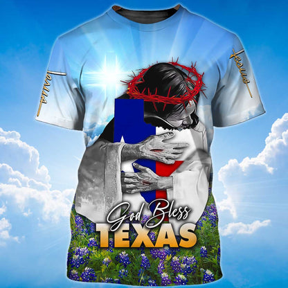 God Bless Texas Shirt Texan Pride T Shirt Men Women TO1431