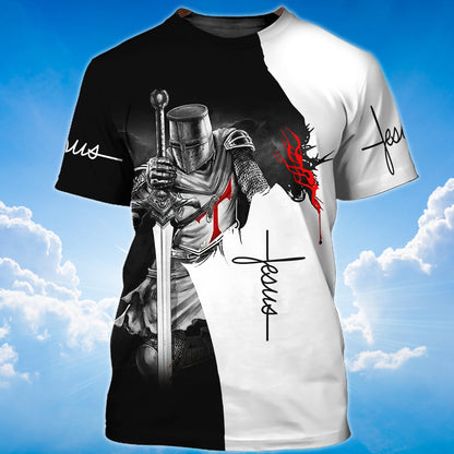 Knight Templar Jesus Is My God My King My Lord T Shirt Gift For Knight Templar Lover TO1490