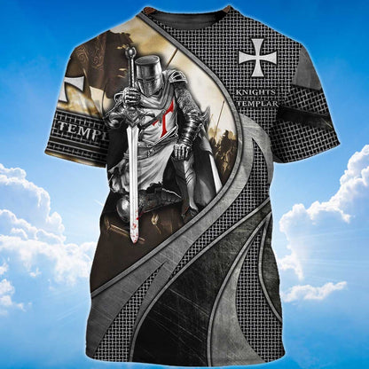 Knight Templar Man Of God Warrior Of Christ T Shirt TO1492