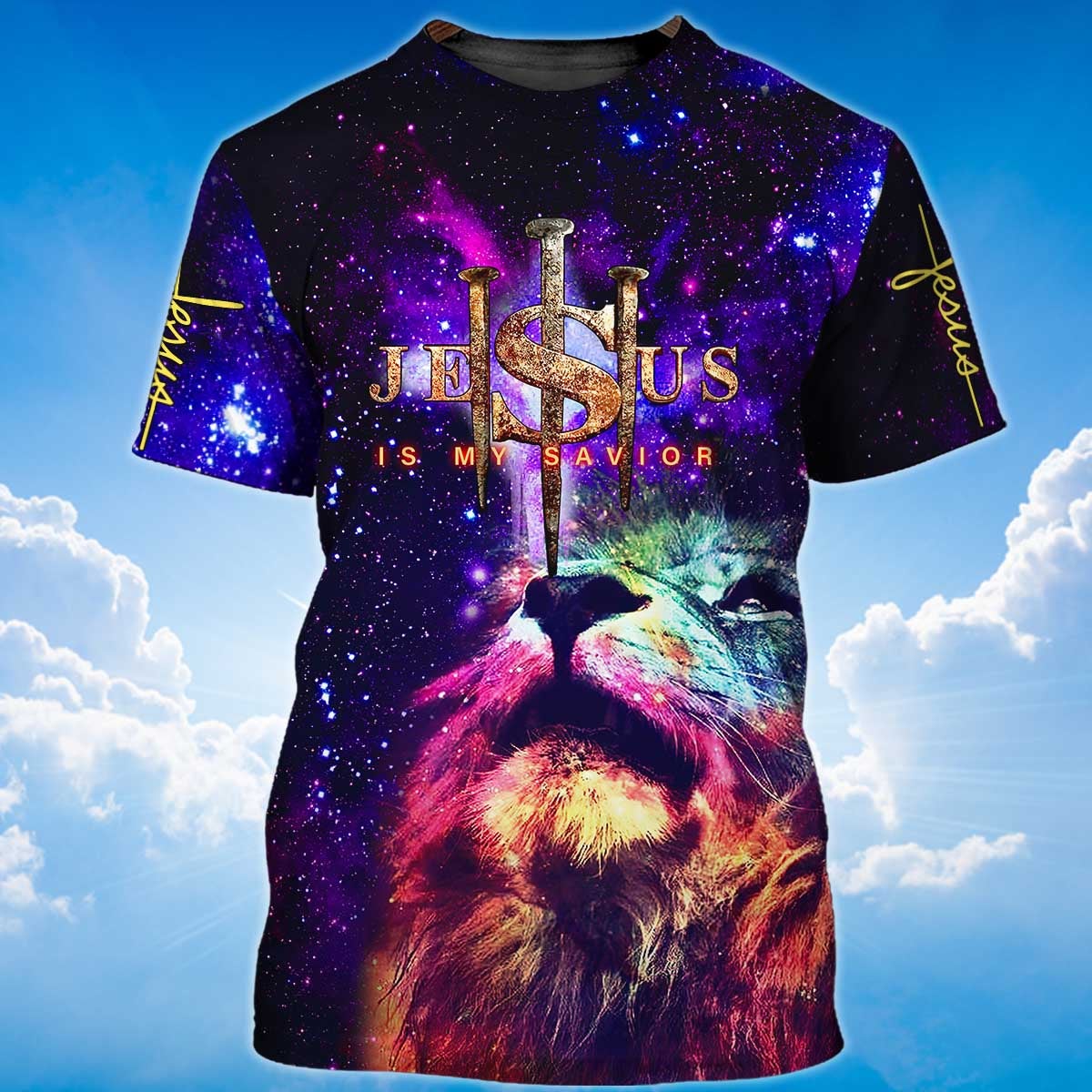 3D All Over Print Jesus Is My Savior T Shirt Lasfour TO1436