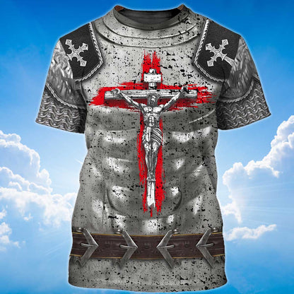 Knight Templar Armor T-Shirt Jesus Shirt TO1502