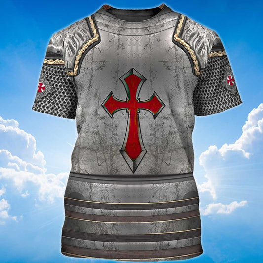 Best Knight Templar Warrior Armor T Shirt TO1491