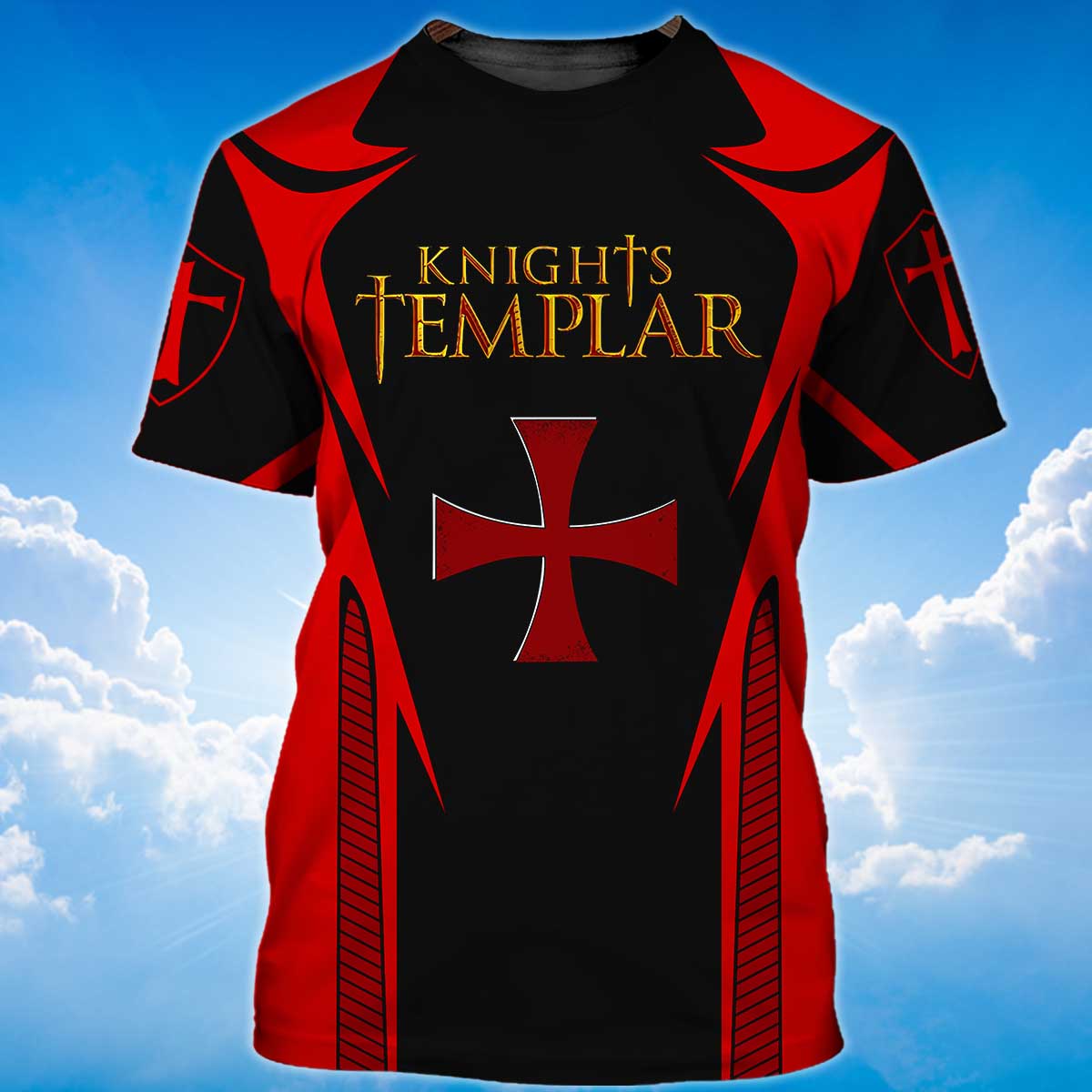 Knight Templar Jesus Christ Is The Only Way To Heaven T-Shirt TO1488