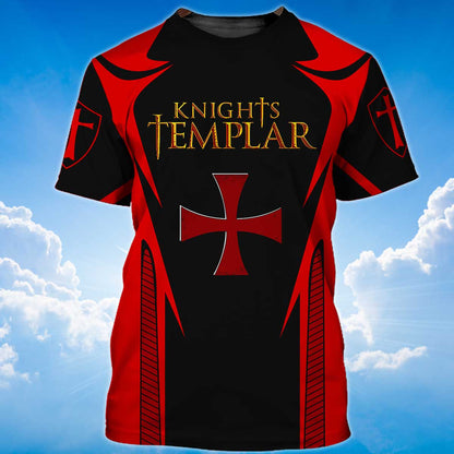 Knight Templar Jesus Christ Is The Only Way To Heaven T-Shirt TO1488