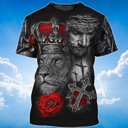 Knight Templar Lion A Child Of God T Shirt Lasfour TO1493