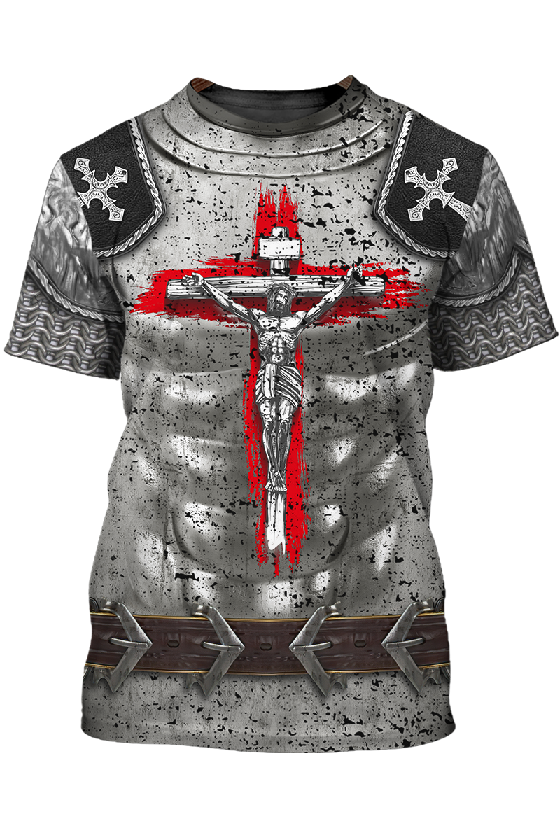Knight Templar Armor T-Shirt Jesus Shirt TO1502