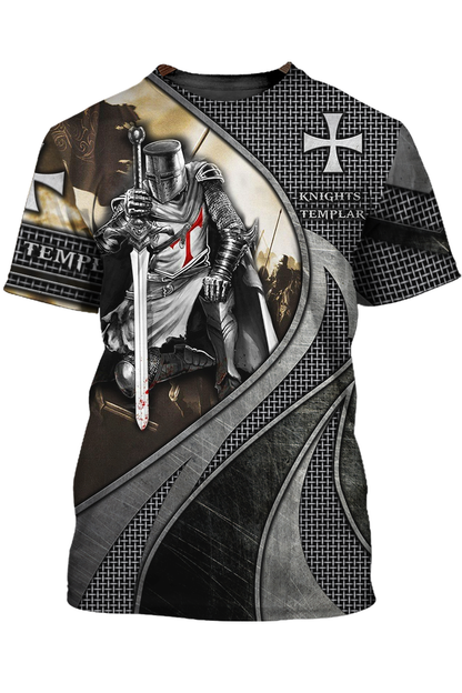 Knight Templar Man Of God Warrior Of Christ T Shirt TO1492