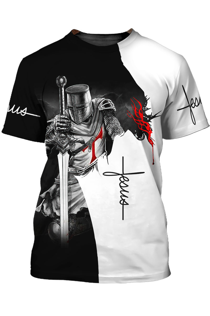 Knight Templar Jesus Is My God My King My Lord T Shirt Gift For Knight Templar Lover TO1490