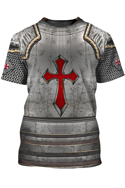Best Knight Templar Warrior Armor T Shirt TO1491