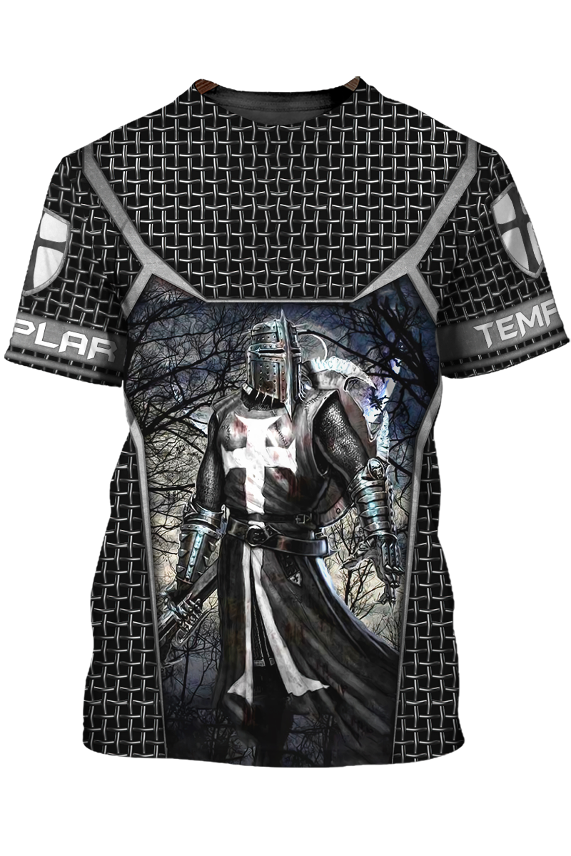 Knight Templar Warrior T Shirt Templar Shirts TO1494