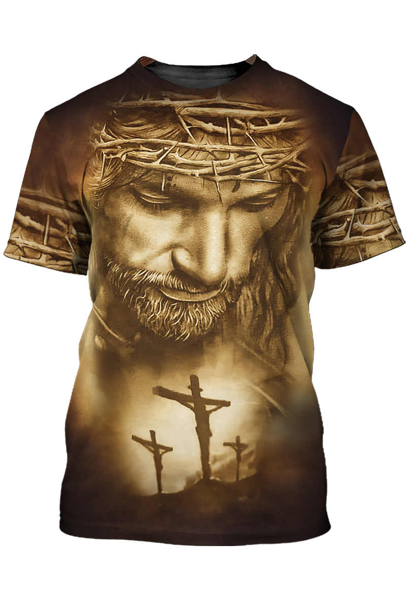 Faith In Jesus Christ T Shirt 3D Jesus Shirt Men Women Lasfour TO1379