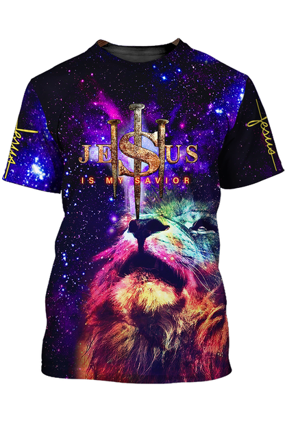 3D All Over Print Jesus Is My Savior T Shirt Lasfour TO1436