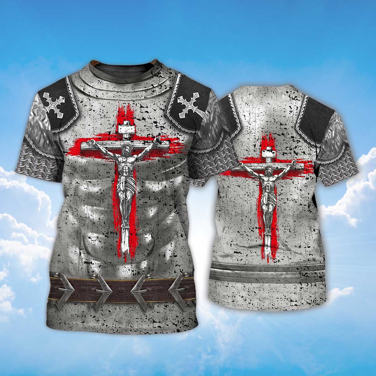 Knight Templar Armor T-Shirt Jesus Shirt TO1502
