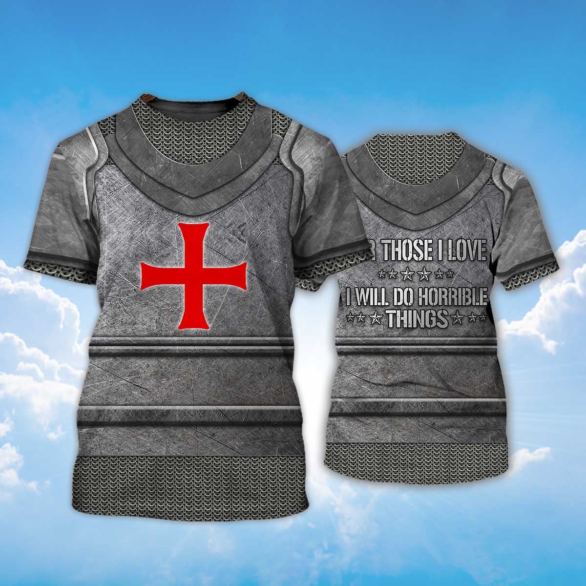 Knight Templar I Will Do Horrible Things T Shirt TO1495