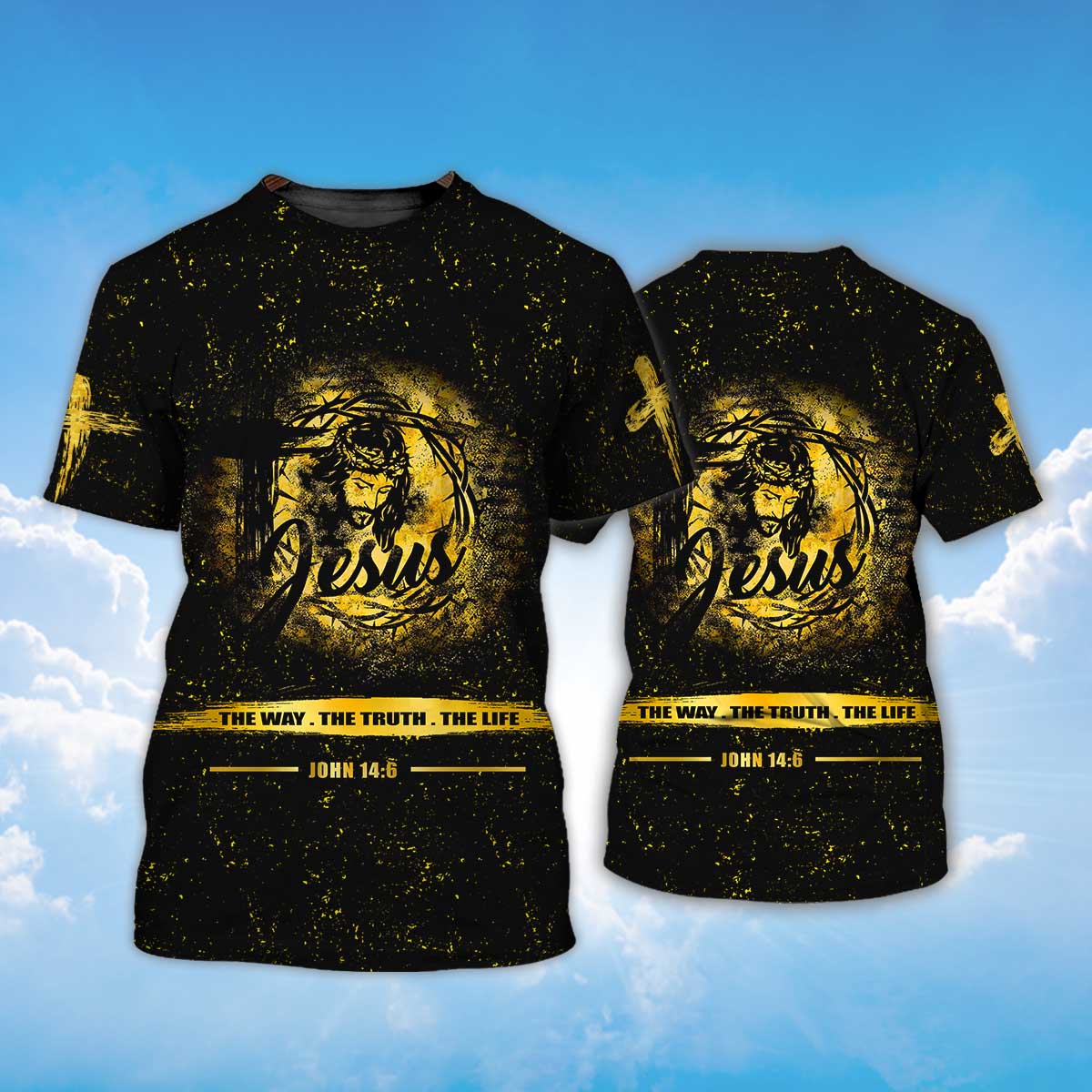 Cool 3D Shirt For Jesus Lover Jesus The Way The Truth The Life T Shirt TO1419