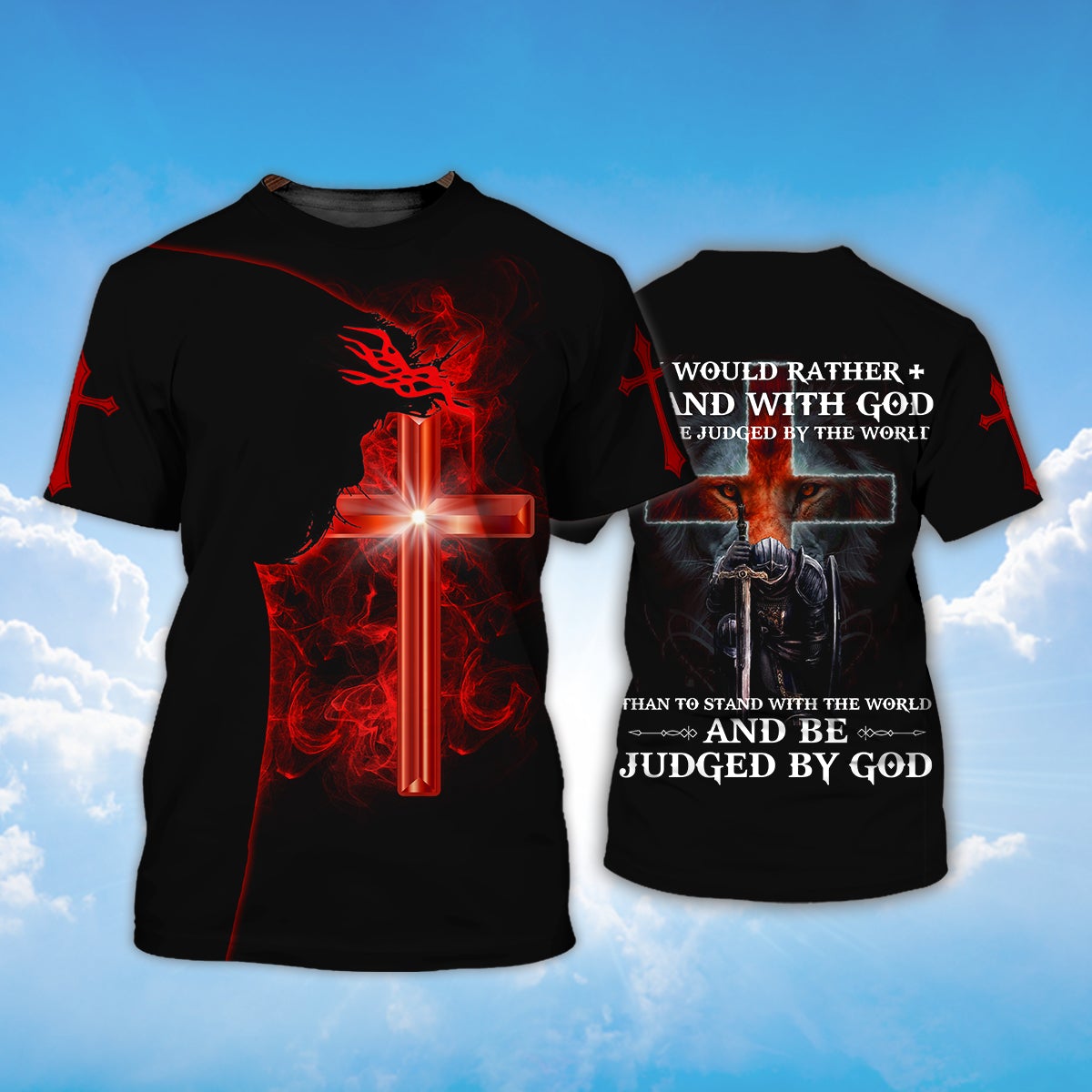 I Would Rather Stand With God T Shirt Lasfour TO1427