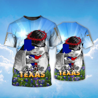 God Bless Texas Shirt Texan Pride T Shirt Men Women TO1431