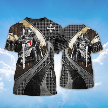 Knight Templar Man Of God Warrior Of Christ T Shirt TO1492