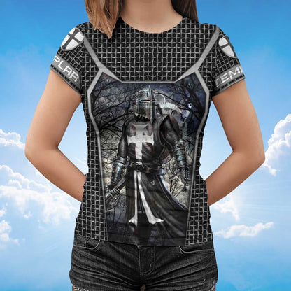 Knight Templar Warrior T Shirt Templar Shirts TO1494