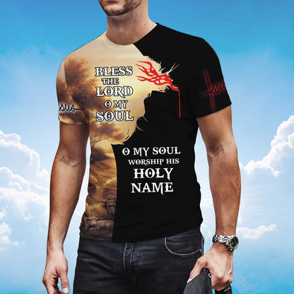 Bless The Lord O My Sould T Shirt Jesus Shirt For Men Women TO1435