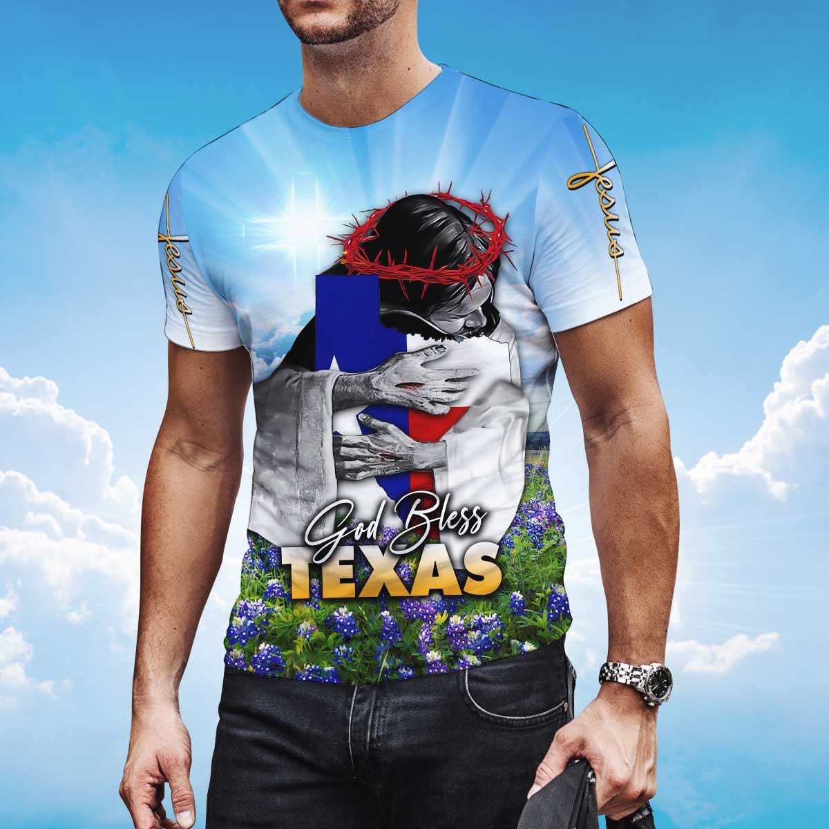 God Bless Texas Shirt Texan Pride T Shirt Men Women TO1431