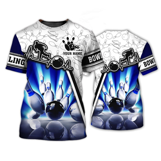 Personalized 3D All Over Printed Bowling Tshirt, Bowling Dad Shirts, Bowling Shirts TO0002