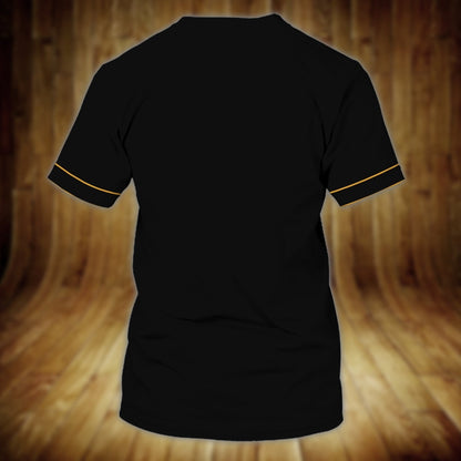 Personalized 3D Tshirt Tad Body Contouring Specialist Black Shirt TO1873