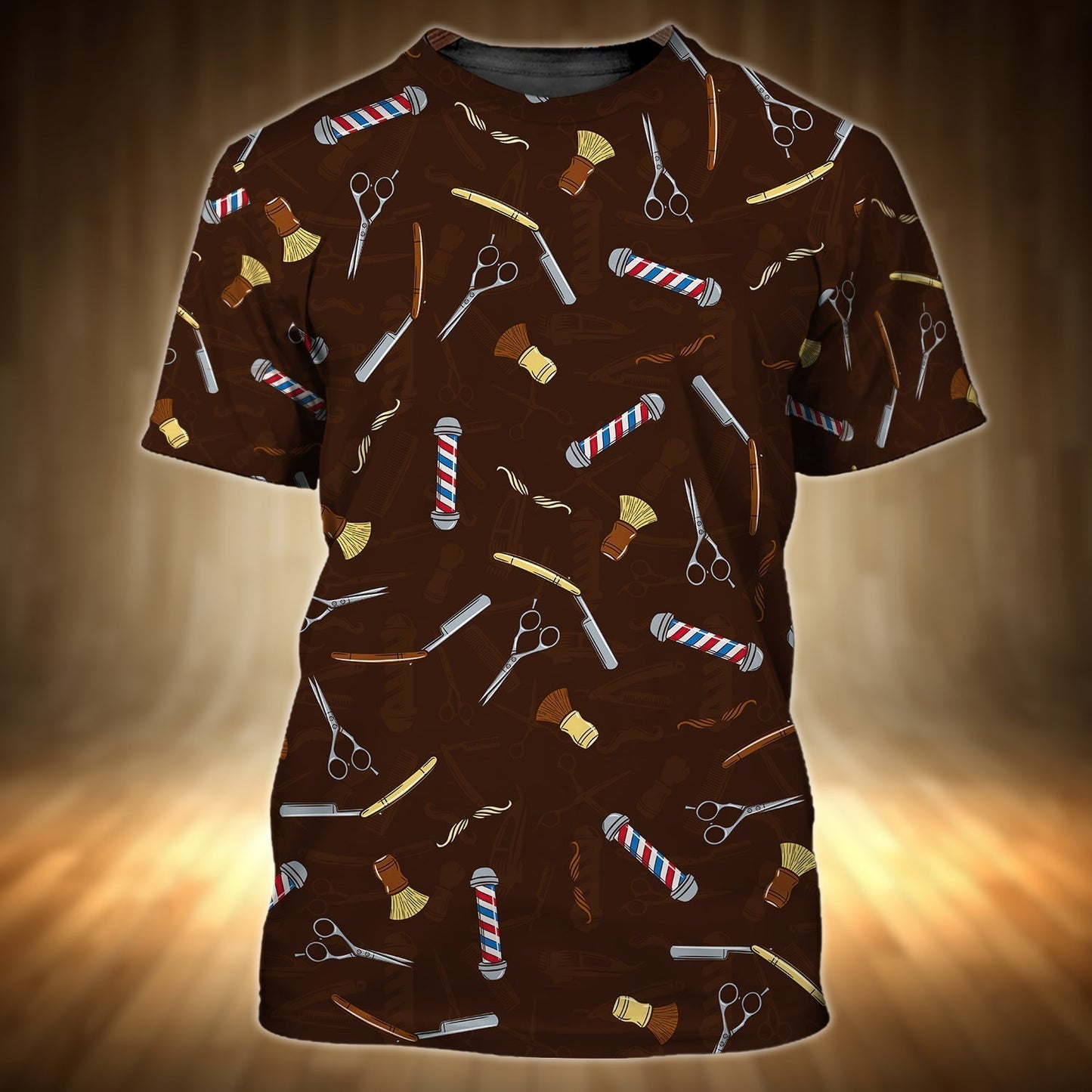 3D All Over Print Cool Barber Shop T Shirts, Unisex Barber Shirt, Tshirt For A Barber, New Barber Gifts TO0723