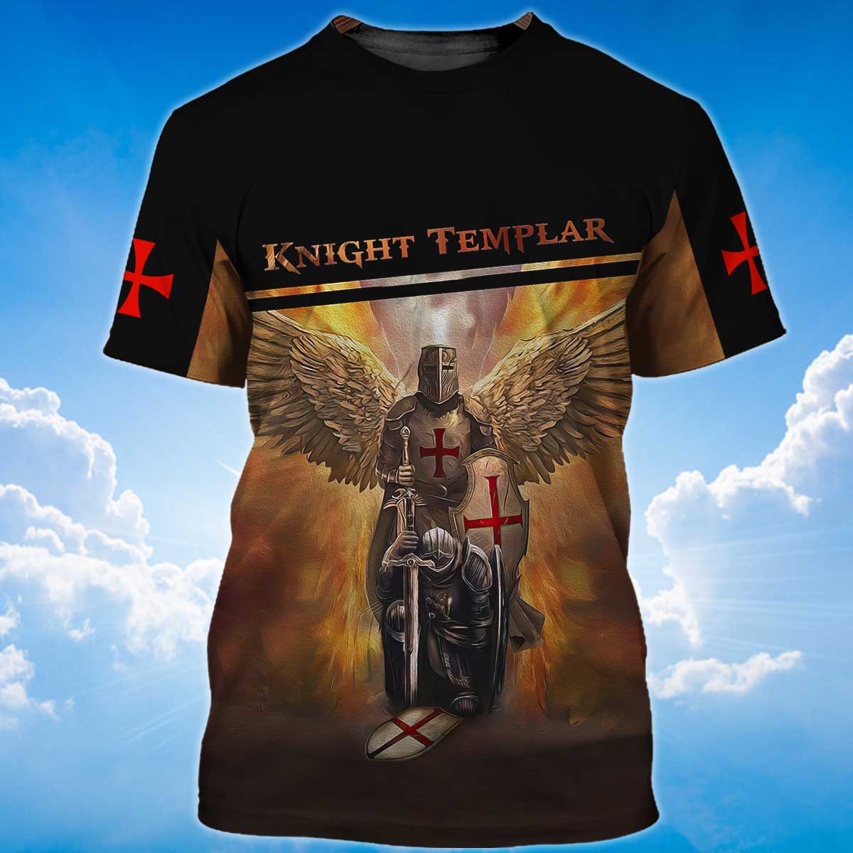 Knight Templar Tshirt Wings Of Knight Templar Shirt TO1468