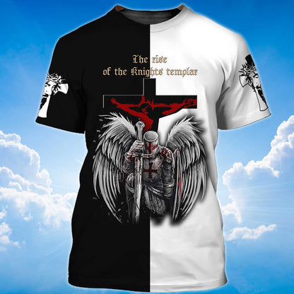 Knight Templar Shirt Religious Unisex Tshirt Men Women Lasfour TO1386