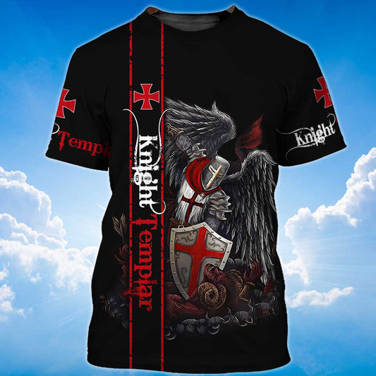 Knight Templar Tshirt For Men Women Religious Shirt Lasfour TO1472