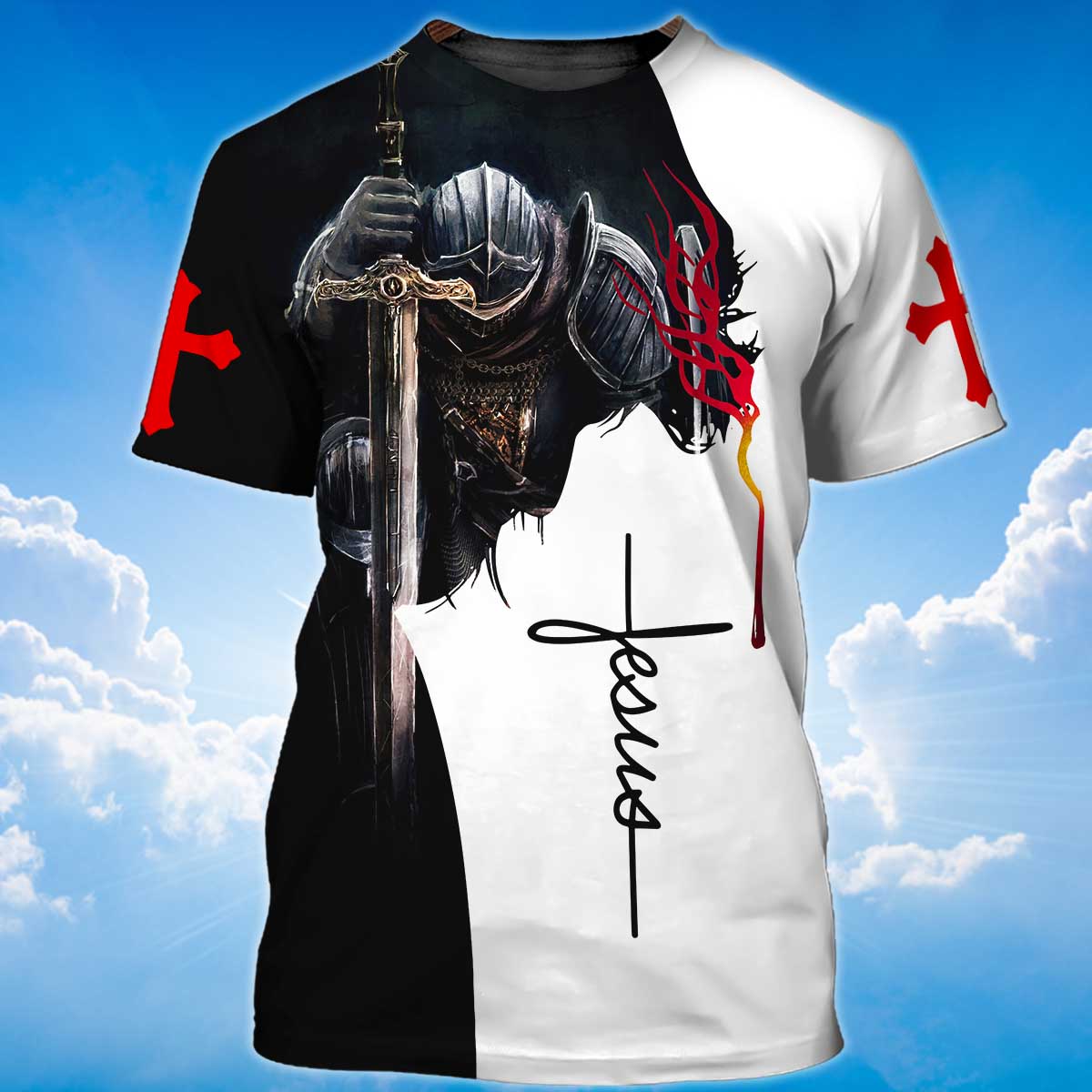 Jesus Is My Everything Shirt Knight Templar Tshirt Love Jesus Shirts TO1500