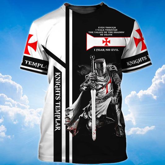 Stand For The Flag Tshirt Kneel For The Cross Knight Templar 3D All Over Print Shirt TO1387