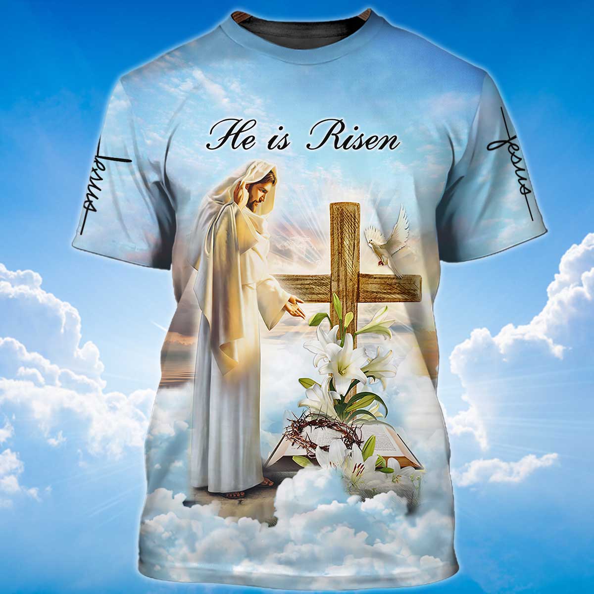 He Is Risen T Shirt God Jesus 3D Shirt Men Women TO1385