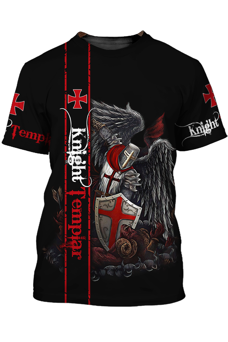 Knight Templar Tshirt For Men Women Religious Shirt Lasfour TO1472