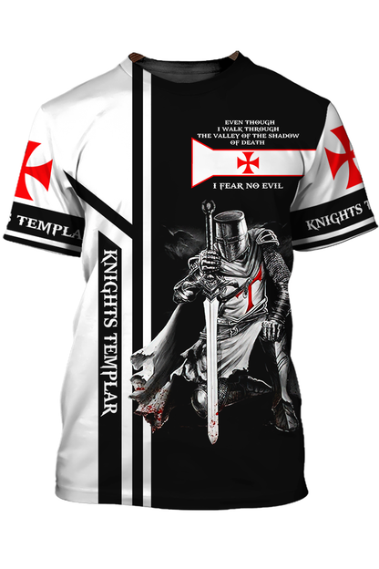 Stand For The Flag Tshirt Kneel For The Cross Knight Templar 3D All Over Print Shirt TO1387