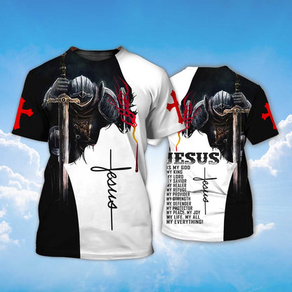 Jesus Is My Everything Shirt Knight Templar Tshirt Love Jesus Shirts TO1500