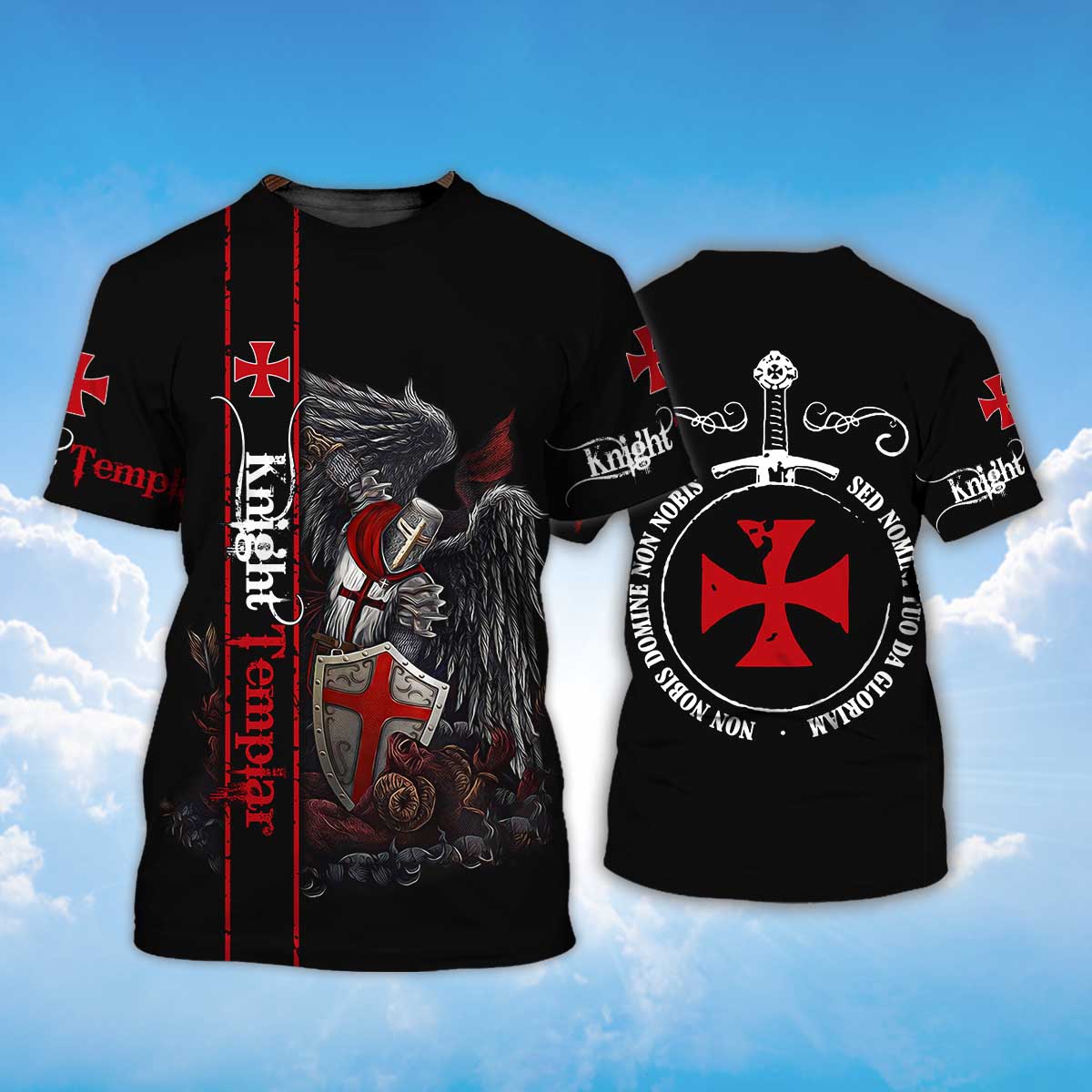 Knight Templar Tshirt For Men Women Religious Shirt Lasfour TO1472