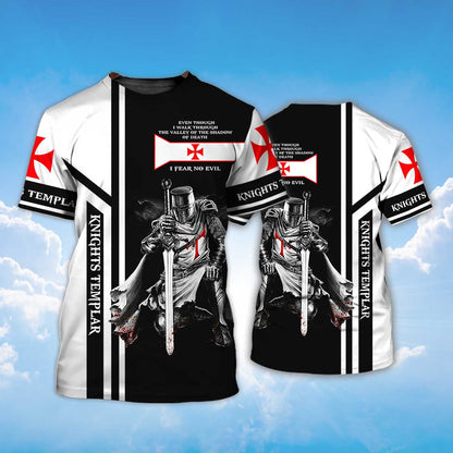 Stand For The Flag Tshirt Kneel For The Cross Knight Templar 3D All Over Print Shirt TO1387