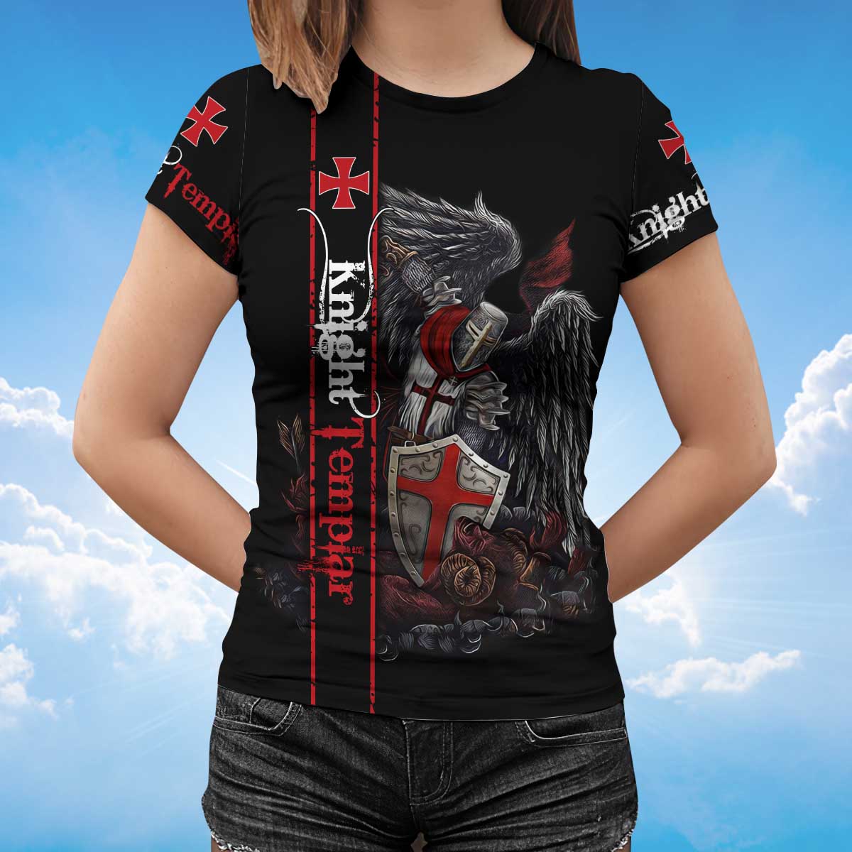 Knight Templar Tshirt For Men Women Religious Shirt Lasfour TO1472