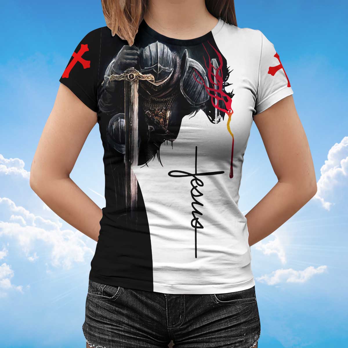 Jesus Is My Everything Shirt Knight Templar Tshirt Love Jesus Shirts TO1500