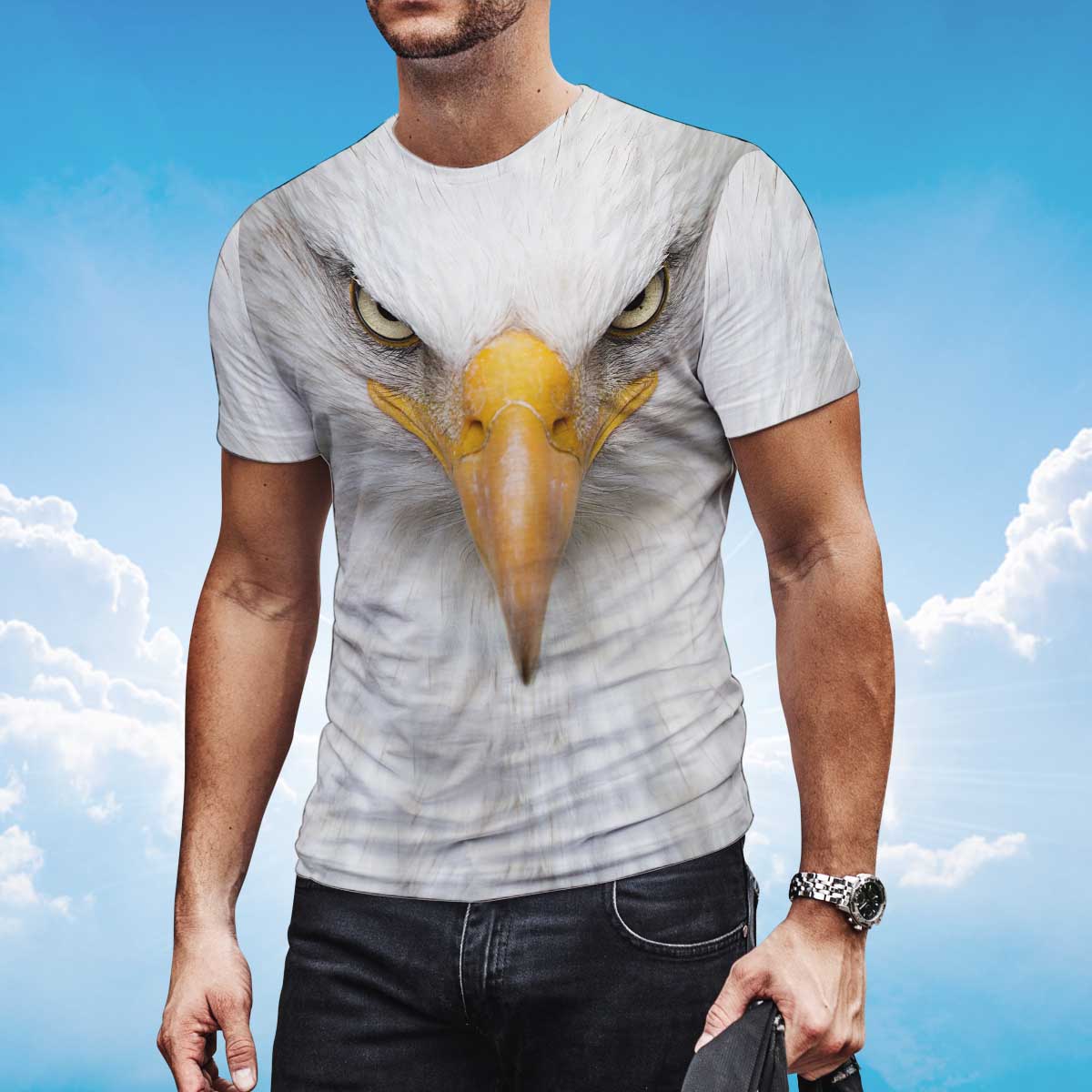 Bald Eagle Eyes T-Shirt, Eagle Lover T-Shirt Lasfour TO1415