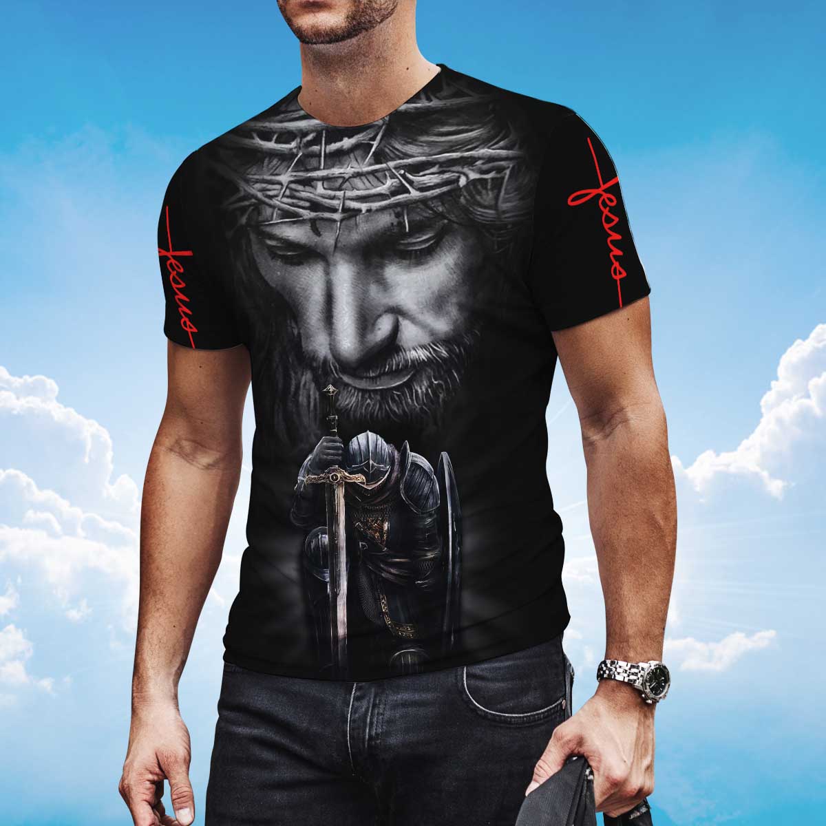 Don'T Be Afraid Just Have Faith Knight Jesus Shirt Knight Templar Tshirt Lasfour TO1401