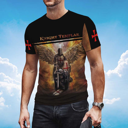 Knight Templar Tshirt Wings Of Knight Templar Shirt TO1468