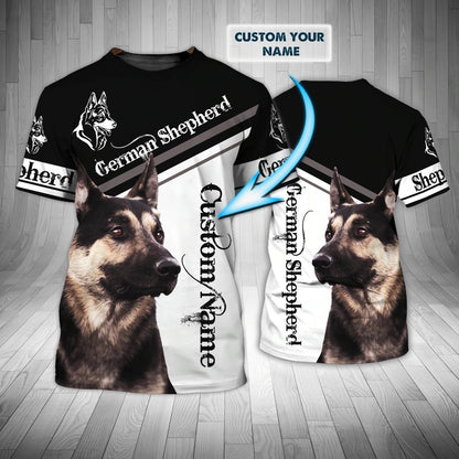 Customized 3D Full Printed German Shepherd Tshirt, Unisex Dog Tshirt, Dog In Shirt, Gift For Shepherd Lovers TO0711