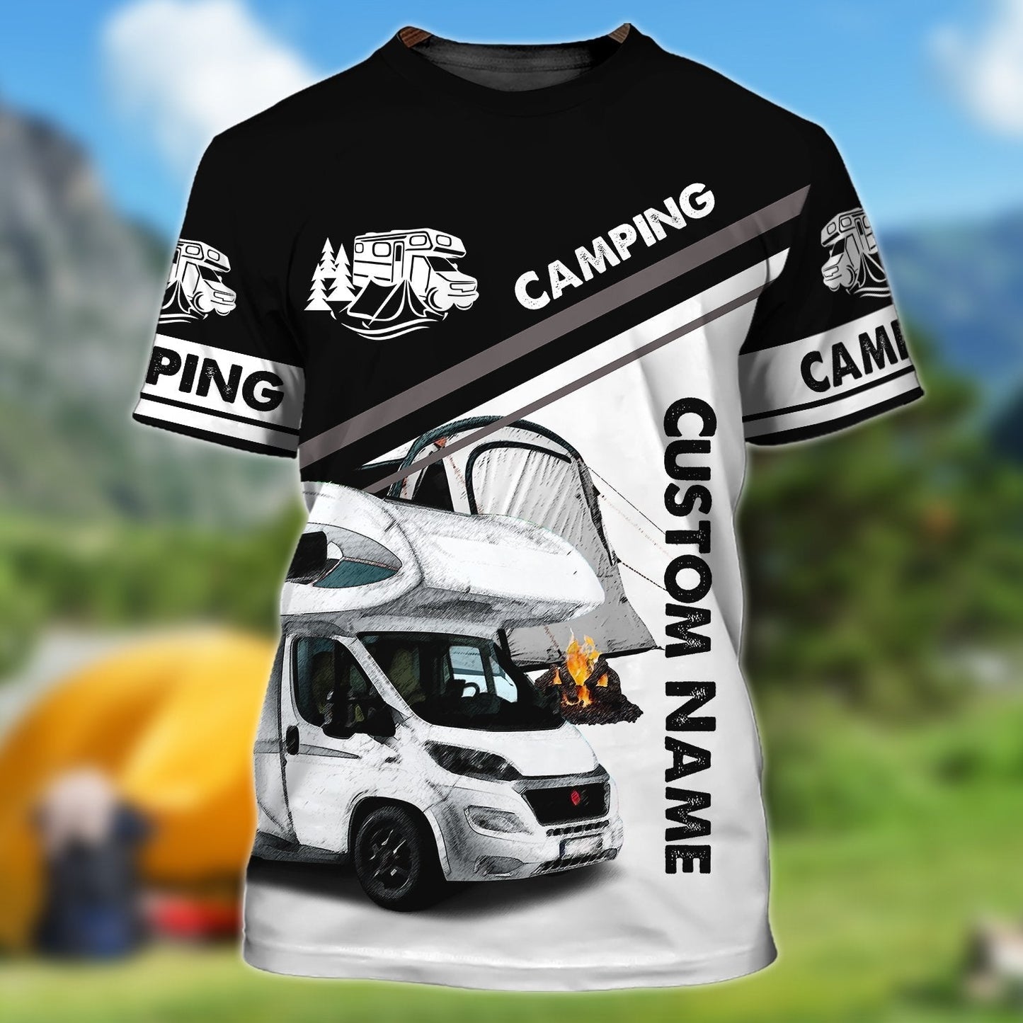 Personalized Mens Camping Shirt, 3D All Over Print Women Shirt Camping, Camping Shirts TO0891