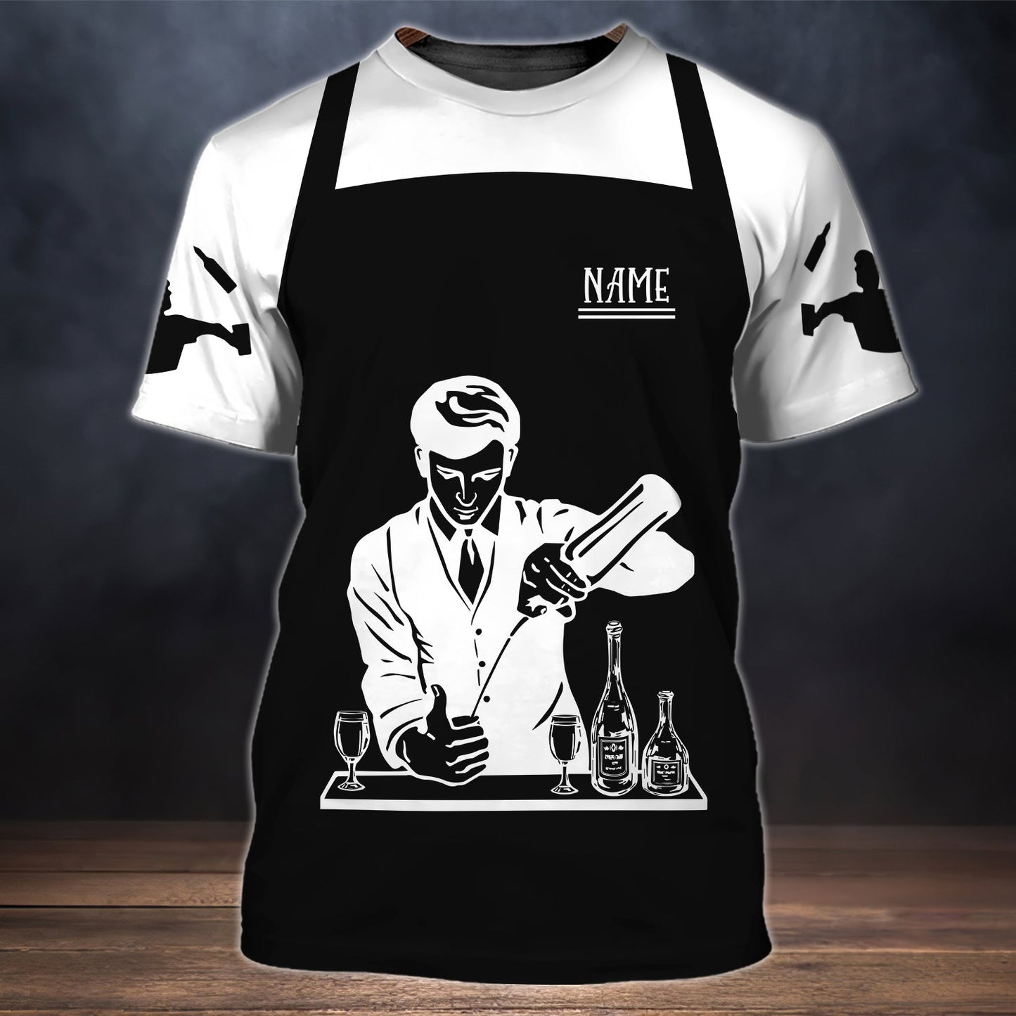 Custom Bartender 3D T Shirt, Barista Shirts, Bartender Mafia Shirts TO1195