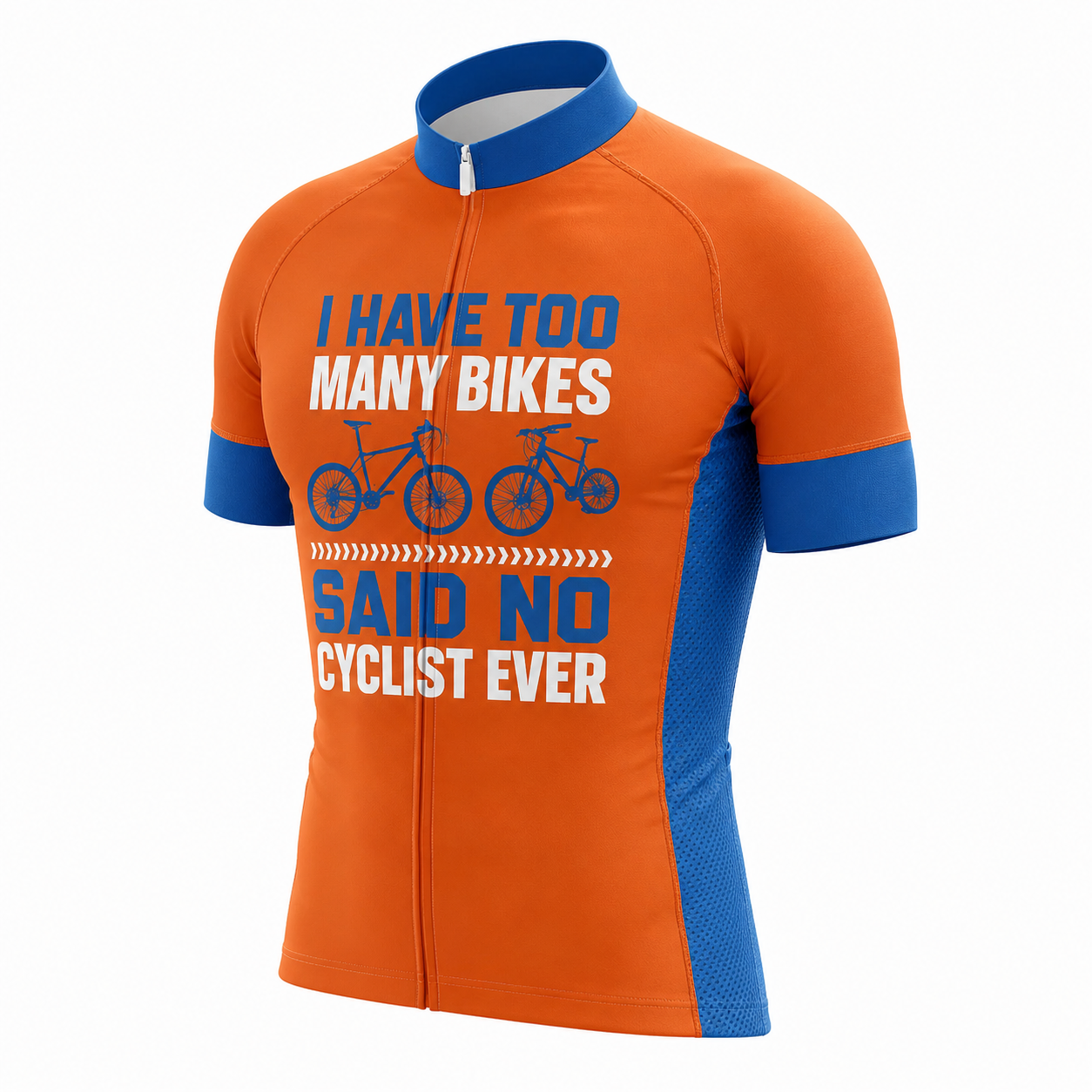 I Have Too Many Bikes Said No Cyclist Ever Men's Short Sleeve Cycling Jersey, Funny Cycling Jerseys CG0812